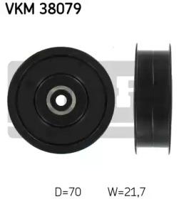 SKF VKM 38079 Ролик натяжний ременя поліклинового