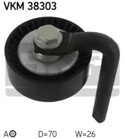 SKF VKM 38303 Ролик натяжний ременя поліклинового SKF VKM 38303 Ролик натяжний ременя поліклинового