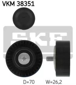 SKF VKM 38351 Ролик натяжний ременя поліклинового SKF VKM 38351 Ролик натяжний ременя поліклинового