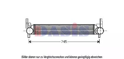 AKS Dasis 337002N Радіатор інтеркулера