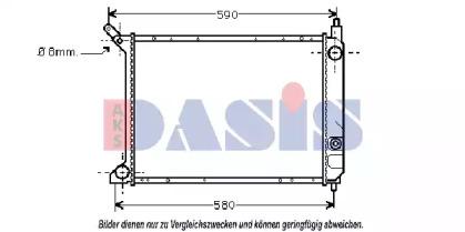 AKS Dasis 370007N Радіатор AKS Dasis 370007N Радіатор
