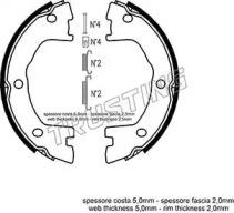 Trusting 034.120K Brake pads Trusting 034.120K Brake pads