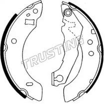 Trusting 040.124 Колодки гальмівні Trusting 040.124 Колодки гальмівні