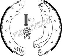 Trusting 067.188 Колодки гальмівні Trusting 067.188 Колодки гальмівні