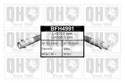 Quinton Hazell BFH4991 Hose assy brake
