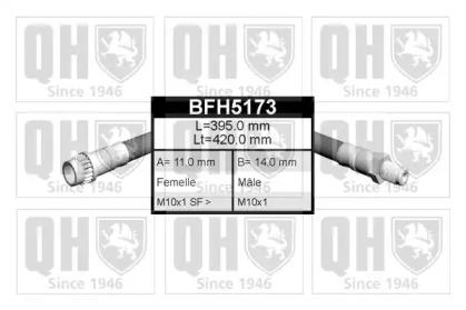 Quinton Hazell BFH5173 Hose assy brake Quinton Hazell BFH5173 Hose assy brake