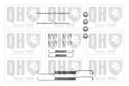 Quinton Hazell BFK203 Комплект монтажный дисковых тормозных колодок Quinton Hazell BFK203 Комплект монтажный дисковых тормозных колодок