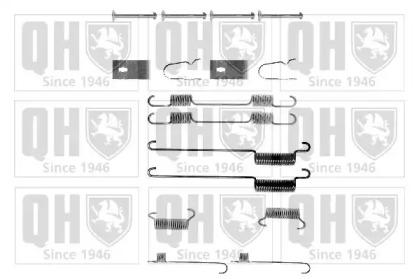 Quinton Hazell BFK311 Монтажний комплект гальмівних колодок Quinton Hazell BFK311 Монтажний комплект гальмівних колодок