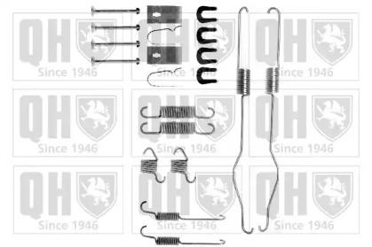 Quinton Hazell BFK420 Монтажний комплект гальмівних колодок