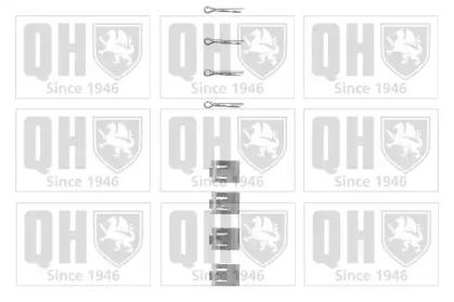 Quinton Hazell BFK633 Монтажний комплект гальмівних колодок