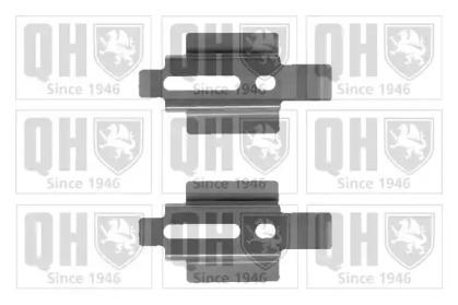 Quinton Hazell BFK644 Монтажний комплект гальмівних колодок