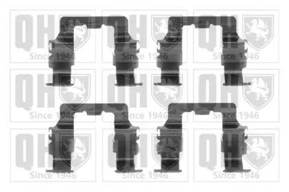 Quinton Hazell BFK668 Комплект монтажный дисковых тормозных колодок Quinton Hazell BFK668 Комплект монтажный дисковых тормозных колодок