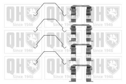 Quinton Hazell BFK695 Монтажний комплект гальмівних колодок Quinton Hazell BFK695 Монтажний комплект гальмівних колодок