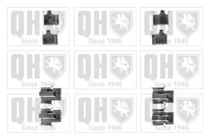 Quinton Hazell BFK714 Монтажний комплект гальмівних колодок