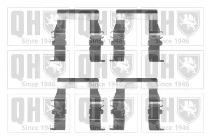 Quinton Hazell BFK718 Монтажний комплект гальмівних колодок