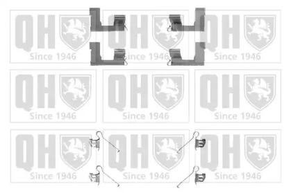 Quinton Hazell BFK784 Монтажний комплект гальмівних колодок Quinton Hazell BFK784 Монтажний комплект гальмівних колодок