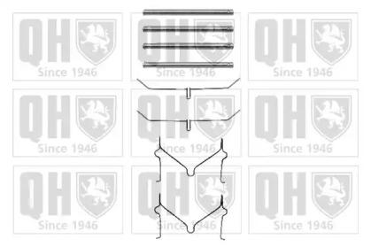Quinton Hazell BFK790 Монтажний комплект гальмівних колодок