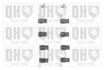 Quinton Hazell BFK800 Монтажний комплект гальмівних колодок