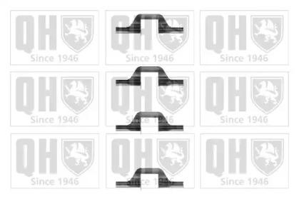 Quinton Hazell BFK821 Монтажний комплект гальмівних колодок