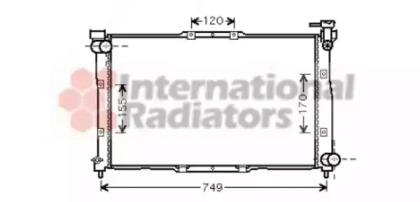 Van Wezel 83002039 Радіатор