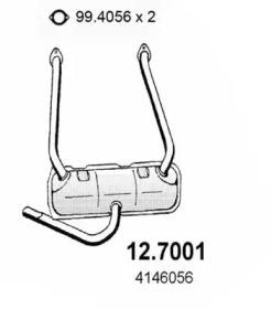 Asso 12.7001 Schalldaempfer