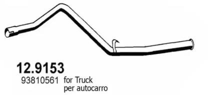 Asso 12.9153 Exhaust pipe Asso 12.9153 Exhaust pipe