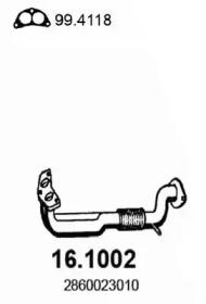 Asso 16.1002 Exhaust pipe