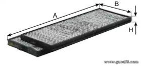 Goodwill AG 163 2K CFC Фільтр салону Goodwill AG 163 2K CFC Фільтр салону