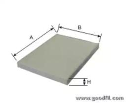 Goodwill AG 256 CF Фільтр салону Goodwill AG 256 CF Фільтр салону