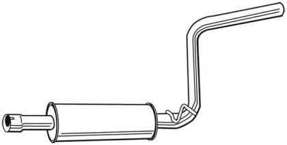 Fonos 23268 Muffler assy front Fonos 23268 Muffler assy front