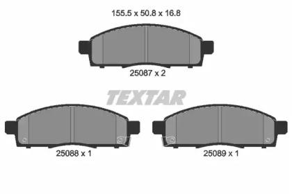 Textar 2508701 Brake pads Textar 2508701 Brake pads