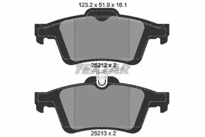 Textar 2521281 Колодки тормозные Textar 2521281 Колодки тормозные