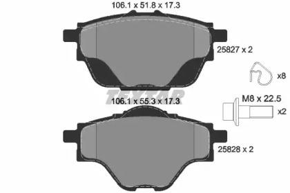 Textar 2582701 Brake pads Textar 2582701 Brake pads