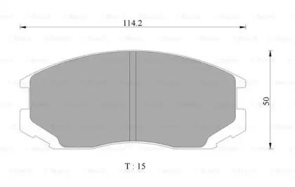 Bosch 0 986 AB2 066 Brake pads Bosch 0 986 AB2 066 Brake pads