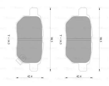 Bosch 0 986 AB2 269 Brake pads Bosch 0 986 AB2 269 Brake pads