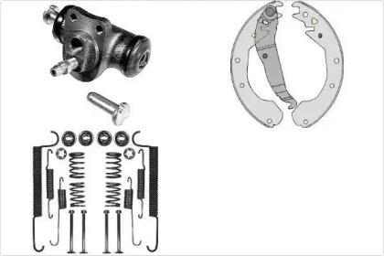 MGA K630516 Комплект колодок циліндрів і пружин барабанного гальма
