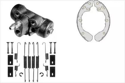 MGA K651315 Комплект колодок циліндрів і пружин барабанного гальма MGA K651315 Комплект колодок циліндрів і пружин барабанного гальма