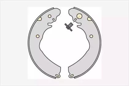 MGA K742947 Szczeki hamulcowe superkit