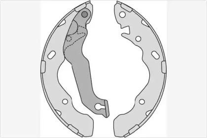 MGA M795 Колодки гальмівні