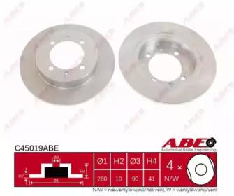 ABE C45019ABE Brake disc ABE C45019ABE Brake disc