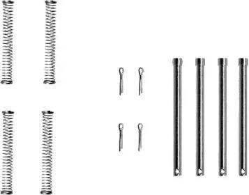 Textar 82049900 Spring set disc brake