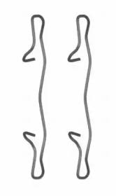 Textar 82503500 Монтажний комплект гальмівних колодок Textar 82503500 Монтажний комплект гальмівних колодок