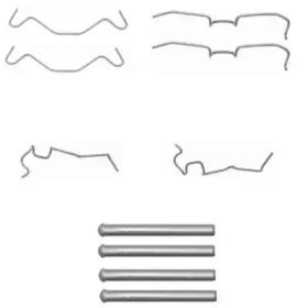 Textar 82506300 Spring set disc brake Textar 82506300 Spring set disc brake