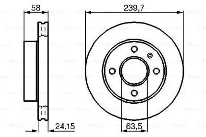 Bosch 0 986 478 148 Brake disc Bosch 0 986 478 148 Brake disc
