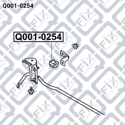 Q-FIX Q001-0254 Bushing stabilizer Q-FIX Q001-0254 Bushing stabilizer