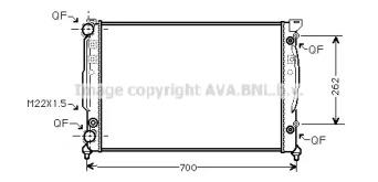 Prasco AI2122 Радіатор Prasco AI2122 Радіатор