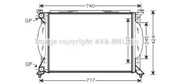 Prasco AI2195 Радіатор охолодження двигуна Prasco AI2195 Радіатор охолодження двигуна
