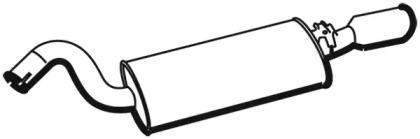 Fonos 616372 Глушник вихлопних газів кінцевий Fonos 616372 Глушник вихлопних газів кінцевий