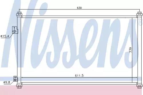 Nissens 94733 Випаровувач кондиціонера Nissens 94733 Випаровувач кондиціонера