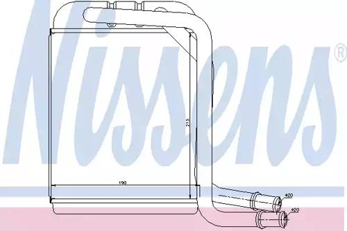 Nissens 73976 Радіатор пічки Nissens 73976 Радіатор пічки